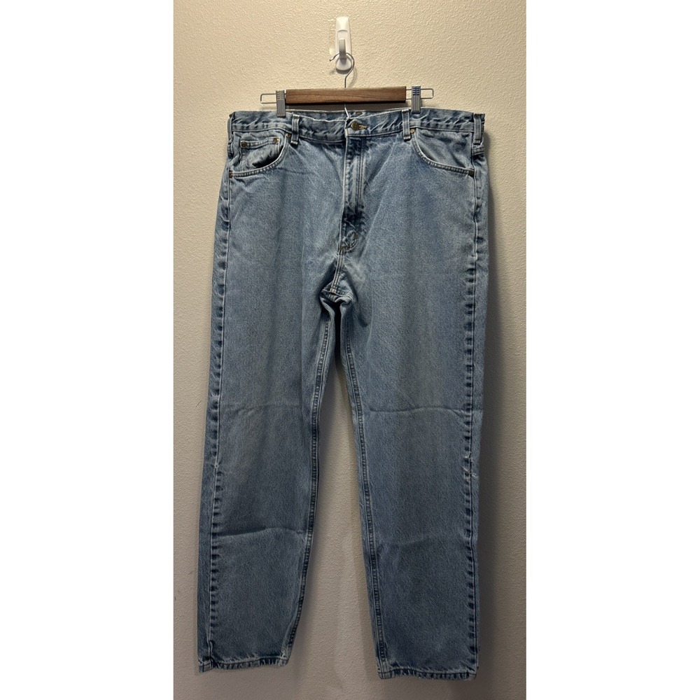 VINTAGE Carhartt Jeans Mens 40x34 Relaxed‎ Fit B17 STW Stone Wash Distressed